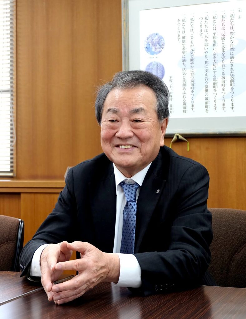 筑前町長 田頭 喜久己氏